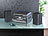 auvisio 5in1-Plattenspieler mit Bluetooth und Digitalisier (Versandrückläufer) auvisio HiFi-Stereoanlagen & Audio-Digitalisierer für Schallplatten, CDs und Kassetten