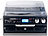 auvisio 5in1-Plattenspieler mit Bluetooth und Digitalisier (Versandrückläufer) auvisio HiFi-Stereoanlagen & Audio-Digitalisierer für Schallplatten, CDs und Kassetten