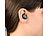 auvisio In-Ear-Mono-Headset mit Powerbank-Etui, Siri- & Google-kompatibel auvisio Kabellose Mono-In-Ear-Headsets, Bluetooth, Lade-Etuis