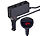 revolt Kfz-Verteiler mit 3x 12-/24-Volt- & 4x USB-Buchse, LCD-Display, 120 W revolt Kfz-Verteiler mit USB-Ladefunktion & Spannungsanzeige