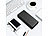 auvisio Premium 2.1-Lautsprecher, 6.700-mAh-Akku, Bluetooth, NFC, 50 Watt auvisio Tragbarer 2.1-Lautsprecher mit Bluetooth und Freisprech-Funktion