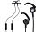 auvisio In-Ear-Stereo-Headset, magnetisch, Bluetooth, Multipoint, Auto-Connect auvisio Magnetisches Bluetooth-Headsets mit Auto-Connect (In-Ear)