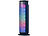 auvisio Mobiler Lautsprecher, Bluetooth, 36 LEDs, Freisprecher, Akku, 12 Watt auvisio LED-Lautsprecher mit Bluetooth