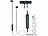 PEARL In-Ear-Stereo-Headset SH-30 v2 mit Bluetooth 5 und Magnet-Verschluss PEARL In-Ear-Stereo-Headsets mit Bluetooth