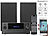 auvisio Mini-HiFi-System mit DVD-/CD-/Media-Player (Versandrückläufer) auvisio Mini-Stereo-Anlagen mit DVD-/CD-/Media-Player, Bluetooth & Radios