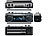 auvisio Retro-Boombox mit Kassetten-Player, Radio, Versandrückläufer auvisio Ghettoblaster mit Kassettenspieler, Radio und Bluetooth