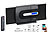 auvisio Vertikale Design-Stereoanlage, FM/DAB+, Bluetooth, Versandrückläufer auvisio