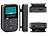 auvisio 2in1-Audio-Player & Sprachrekorder, MP3/WMA/WAV, LCD-Display, microSD auvisio 