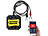 Lescars Kfz-Batterietester und -Wächter für 12 Volt, mit Bluetooth & App, IP65 Lescars Kfz-Batterietester und Wächter für 12 Volt, mit App