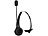 Callstel 2er Pack Profi-Mono-Headset mit Bluetooth, Geräuschunterdrückung Callstel On-Ear-Mono-Headsets mit Bluetooth
