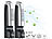 Ionen Luftreiniger: newgen medicals 2er-Set Luftreiniger mit Ionisator und Gebläse, 2 Stufen, 3,2 Watt