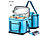 Flexible Kühltasche: PEARL Faltbare Kühltasche mit Griffen, wasserdichte Lkw-Plane, 26 l, 2er-Set