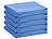 Microfasertücher: PEARL 5er Pack Schnelltrocknendes Mikrofaser-Badetuch, 180 x 90 cm, blau