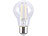 Luminea 8er-Set LED-Filament-Lampen E27, 7,2 W (ersetzt 60 W), 806 lm, weiß Luminea LED-Filament-Tropfen E27 (tageslichtweiß)