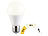 Luminea 2er-Set LED-Lampe E27 9W (ers. 75W) 3-stufig dimmbar 830 lm warmweiß Luminea