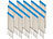 Kugelschreibermine: PEARL 100er-Set Kugelschreiber-Minen, blau, Stärke B