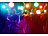 Luminea 2er-Set wetterfeste RGBW-LED-Fluter mit Fernbedienung, 10 W, 750 lm Luminea Wetterfeste LED-Fluter (RGB)