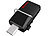 SanDisk Ultra Dual USB-Laufwerk 3.0, 128 GB, OTG, USB + Micro-USB SanDisk OTG Micro USB Speichersticks