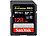 SanDisk Extreme PRO SDXC-Speicherkarte, 128 GB, UHS Class 3 (U3), 95 MB/s SanDisk SD-Speicherkarte UHS U3