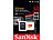 SanDisk Extreme microSDXC Speicherkarte 64GB, 100MB/s, U3, V30, A1 SanDisk microSD-Speicherkarte UHS U3