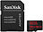 SanDisk Extreme microSDXC Speicherkarte 128GB, 100MB/s, U3, V30, A1 SanDisk microSD-Speicherkarte UHS U3