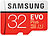 Samsung microSDHC 32 GB EVO Plus mit SD-Adapter, Class 10 / U1 Samsung microSD-Speicherkarten UHS U1