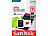 SanDisk Ultra microSDHC, 16 GB, 98 MB/s, Class 10, U1, A1, mit Adapter SanDisk microSD-Speicherkarten UHS U1
