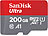 SanDisk Ultra microSDXC, 200 GB, 100 MB/s, Class 10, U1, A1, mit Adapter SanDisk microSD-Speicherkarten UHS U1