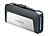 SanDisk Ultra Dual USB Type-C Laufwerk, 128 GB, USB 3.1 & USB Typ C, 150 MB/s SanDisk USB-Speichersticks mit USB Typ C