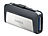 SanDisk Ultra Dual USB Type-C Laufwerk, 256 GB, USB 3.1 & USB Typ C, 150 MB/s SanDisk USB-Speichersticks mit USB Typ C
