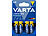 Varta Longlife Power Alkaline-Batterie, Typ AA/Mignon/LR6, 1,5 V, 4er-Set