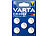 Knopfzelle CR 2032: Varta Electronics Lithium Knopfzelle, CR2032, 3 Volt, 230 mAh (5er-Pack)