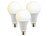 Luminea Home Control 3er-Set WLAN-LED-Lampen, mit Sprachsteuerung, E27, 1.055 lm, CCT Luminea Home Control WLAN-LED-Lampen E27 weiß