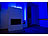 Luminea WLAN-LED-Streifen, RGBW, 2 m, Amazon Alexa & Google Assistant komp. Luminea WLAN-LED-Streifen-Set in RGBW