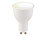 Luminea Home Control WLAN-LED-Lampe, komp. zu Amazon Alexa & Google Assistant, GU10, CCT Luminea Home Control WLAN-LED-Lampen GU10 weiß