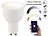 Luminea Home Control WLAN-LED-Lampe, komp. zu Amazon Alexa & Google Assistant, GU10, CCT Luminea Home Control