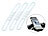 Callstel 3er-Set Universal-Fahrradhalterung für Smartphones und Handys Callstel Fahrrad-Halterungen für iPhones & Smartphones
