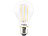 Luminea Home Control LED-Filament-Lampe, komp. zu Amazon Alexa / GA, 6500 K 2er-Set Luminea Home Control WLAN-LED-Filament-Lampe E27 weiß
