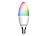Luminea Home Control 10er-Set WLAN-LED-Lampe für Amazon Alexa/Google Assistant, E14, 5,5 W Luminea Home Control WLAN-LED-Lampen E14 RGBW