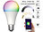 Luminea Home Control 4er-Set WLAN-LED-Lampen, für Amazon Alexa/GA, E27, RGB, CCT, 12 W Luminea Home Control WLAN-LED-Lampen E27 RGBW