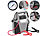 Autostarter Powerbank: revolt 5in1-Starthilfe-Powerbank, Kompressor, USB, 12V, 20 Ah, 1000A, 150 psi