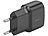 revolt Ultrakompakt. USB & Noteb.-Netzteil, USB-C/A, QC, PD, 30W, schwarz 2er revolt Mini-Netzteile, Multiport, USB-A & USB-C, 230V