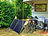 revolt Powerstation & Solar-Generator mit 240-W-Solarpanel, 1.120 Wh revolt 2in1-Solar-Generatoren & Powerbanks, mit externer Solarzelle