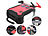 Luftpumpe: revolt 4in1-Starthilfe-Powerbank, Kompressor, USB, 16 Ah, 1200A, 150 psi