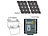 revolt MPPT-Solarladeregler für 12/24-V-Batterie, mit 40 A, Display, USB-Port revolt Solaranlagen-Sets: Hybrid-Inverter mit Solarpanelen und MPPT-Laderegler