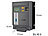 revolt MPPT-Solarladeregler für 12/24-V-Batterie, mit 40 A, Display, USB-Port revolt Solaranlagen-Sets: Hybrid-Inverter mit Solarpanelen und MPPT-Laderegler