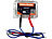 Lescars 2er-Set Kfz-Batterie-Wächter mit Bluetooth, App, für 12-V-Batterien Lescars KFZ-Batterie-Wächter