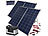 revolt Powerstation & Solar-Generator mit 2 Solarpanelen, 1.100 Wh revolt 2in1-Solar-Generatoren & Powerbanks, mit externer Solarzelle