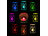Lunartec 4er-Set wetterfeste LED-RGBWW-Kerzen mit Akku, Ladesch., WLAN-Gateway Lunartec Akku-RGBWW-LED-Kerzen mit Ladestation, WLAN-Gateway und App