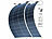 revolt 2er-Set flexible Solarmodule für MC4, 100 W, IP67 revolt Flexible Solarmodule